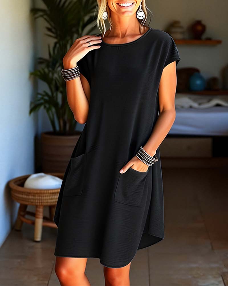 Tess - Abito T-shirt con Tasche